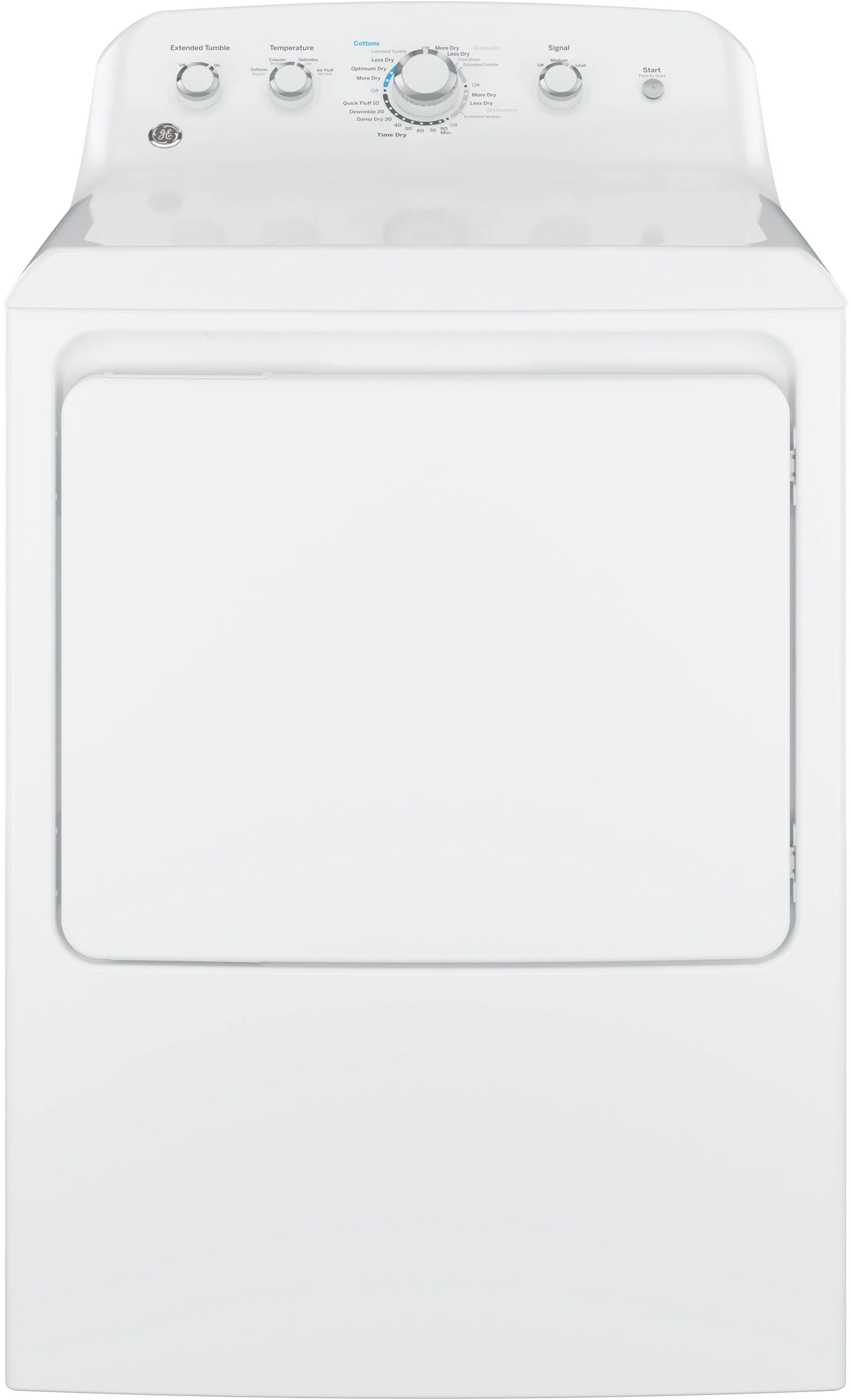 GE 27 Inch Electric Dryer with 7.2 cu. ft. Capacity