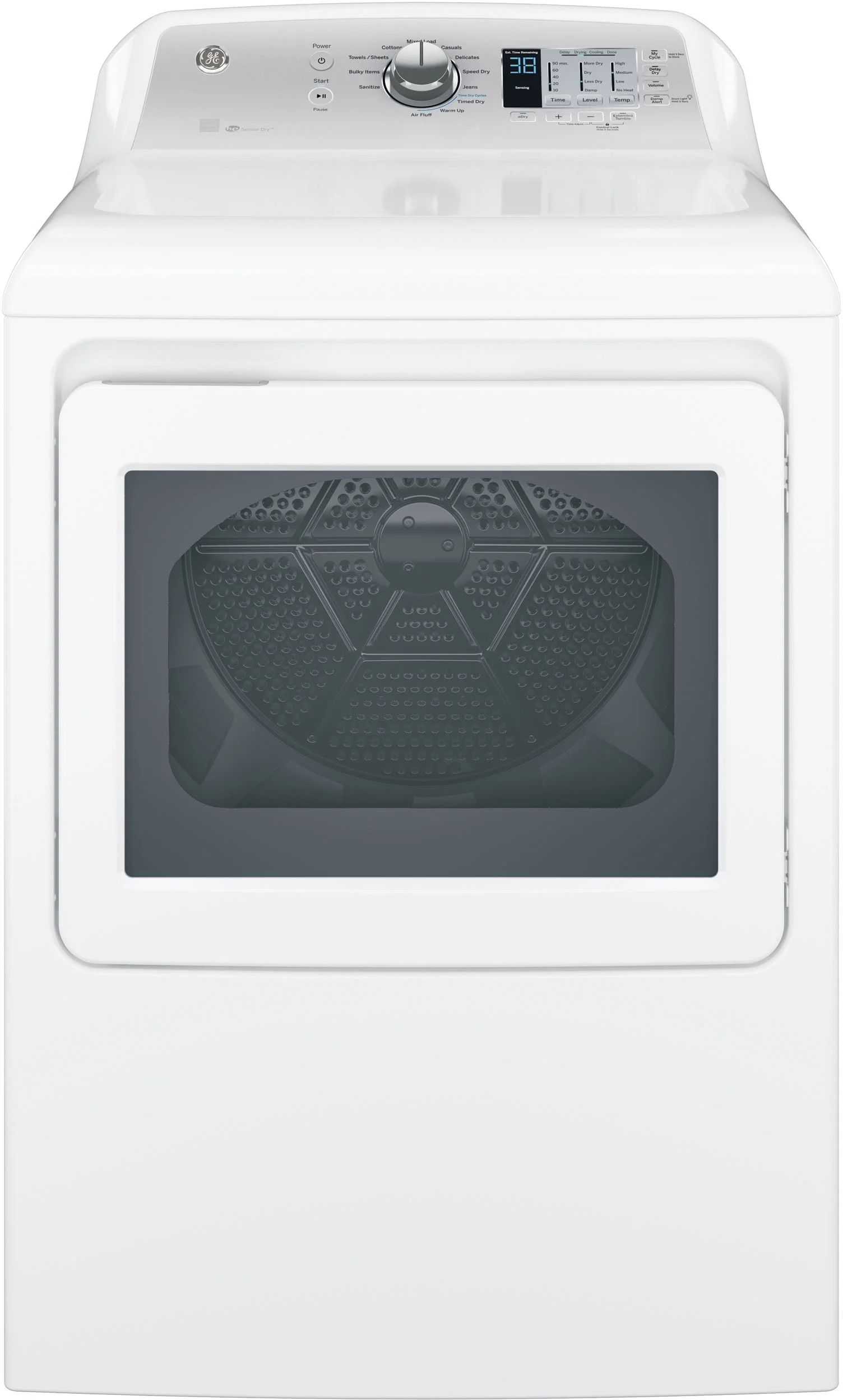 GE 27 Inch Electric Dryer with 7.4 cu. ft. Capacity