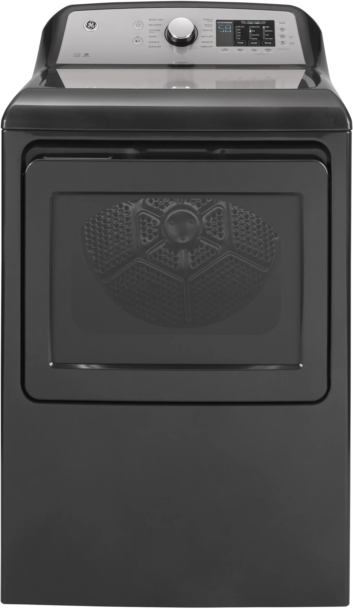 GE 7.4 cu.ft. Diamond Gray Electric Front Load Dryer - Energy Star