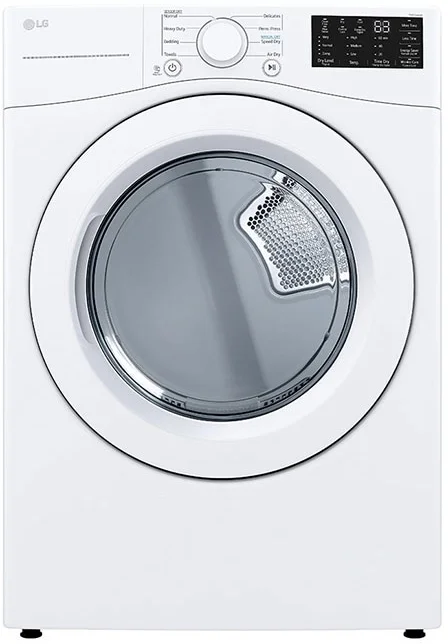 LG DLE3470W Electric Dryer with