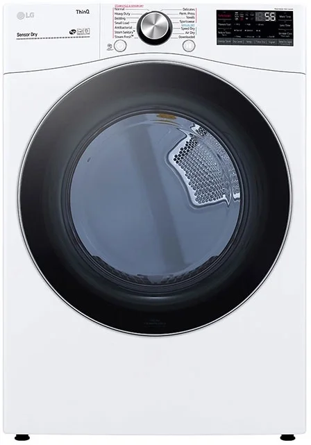 LG DLEX4200W Electric Dryer with 7.4 cu. ft. Capacity