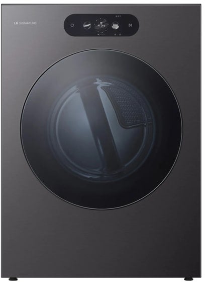 LG DLEX9900B 9.0 cu. ft. Mega Capacity Smart Front Load Electric Dryer Brushed Black Steel