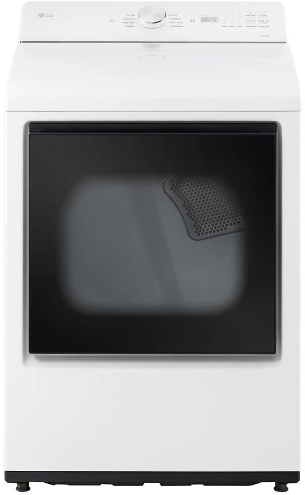 LG 7.3 Cu. Ft. Dryer, Wi-Fi, Easy Load, AI Sensor Dry: Alpine White