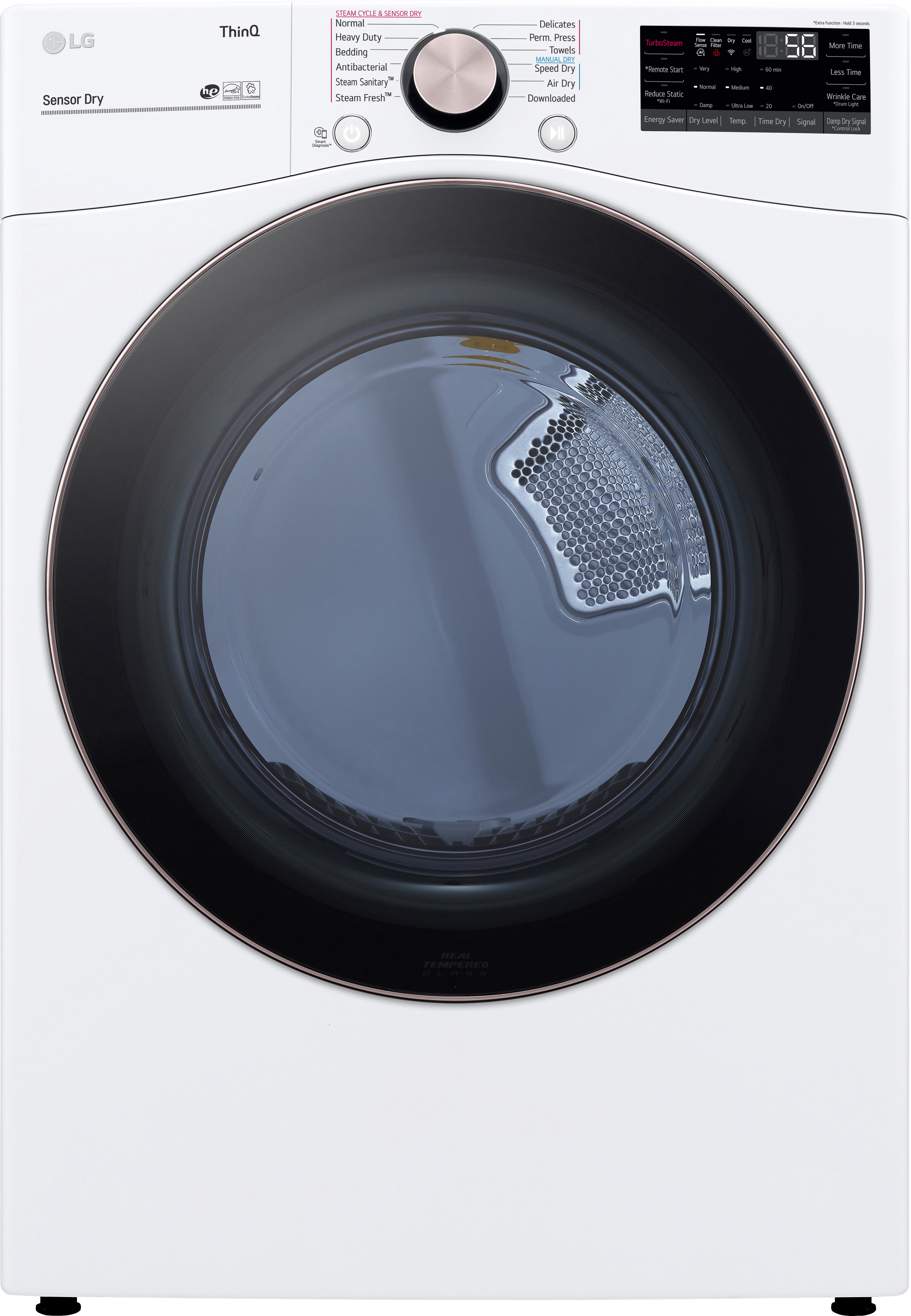 LG DLGX4001W Gas Dryer with 7.4 cu. ft. Capacity