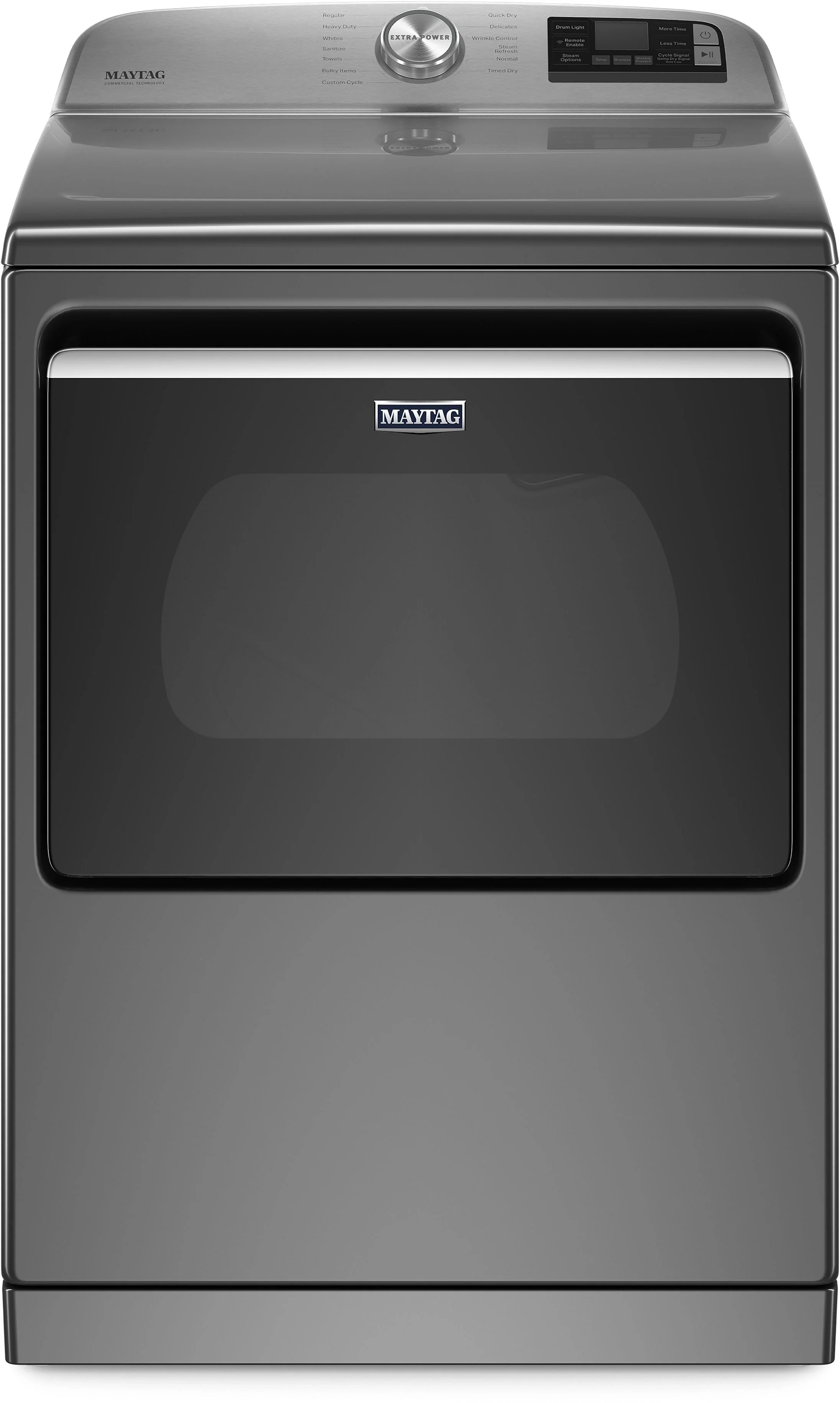 Maytag 7.4 cu.ft. Mettalic Slate Front Load Electric Dyer with Sanitize - Energy Star