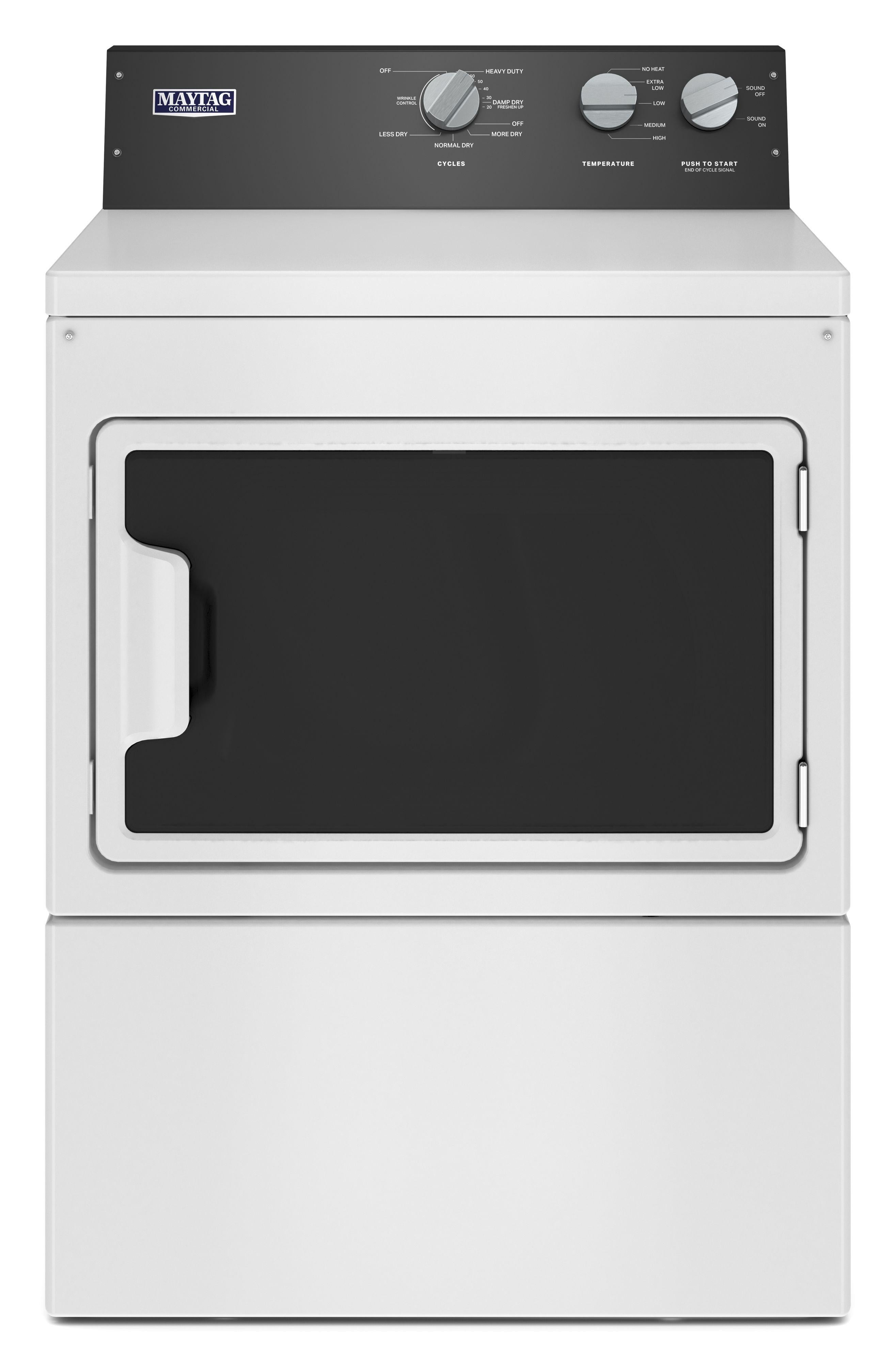 Maytag MEDP586KW 27 Inch Electric Dryer with 7.4 cu. ft. Capacity