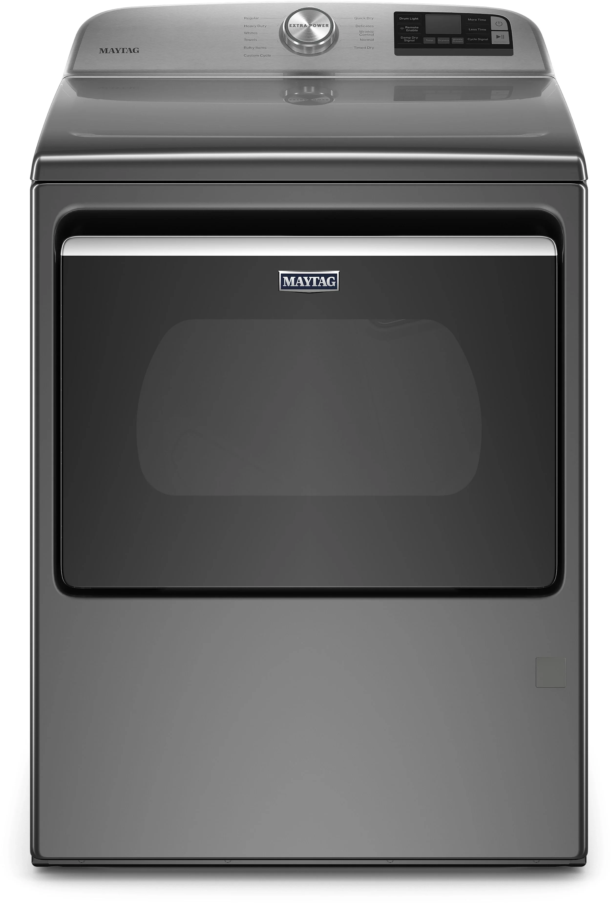 Maytag 7.4 cu.ft. Mettalic Slate Front Load Gas Dyer with Extra Power Button - Energy Star