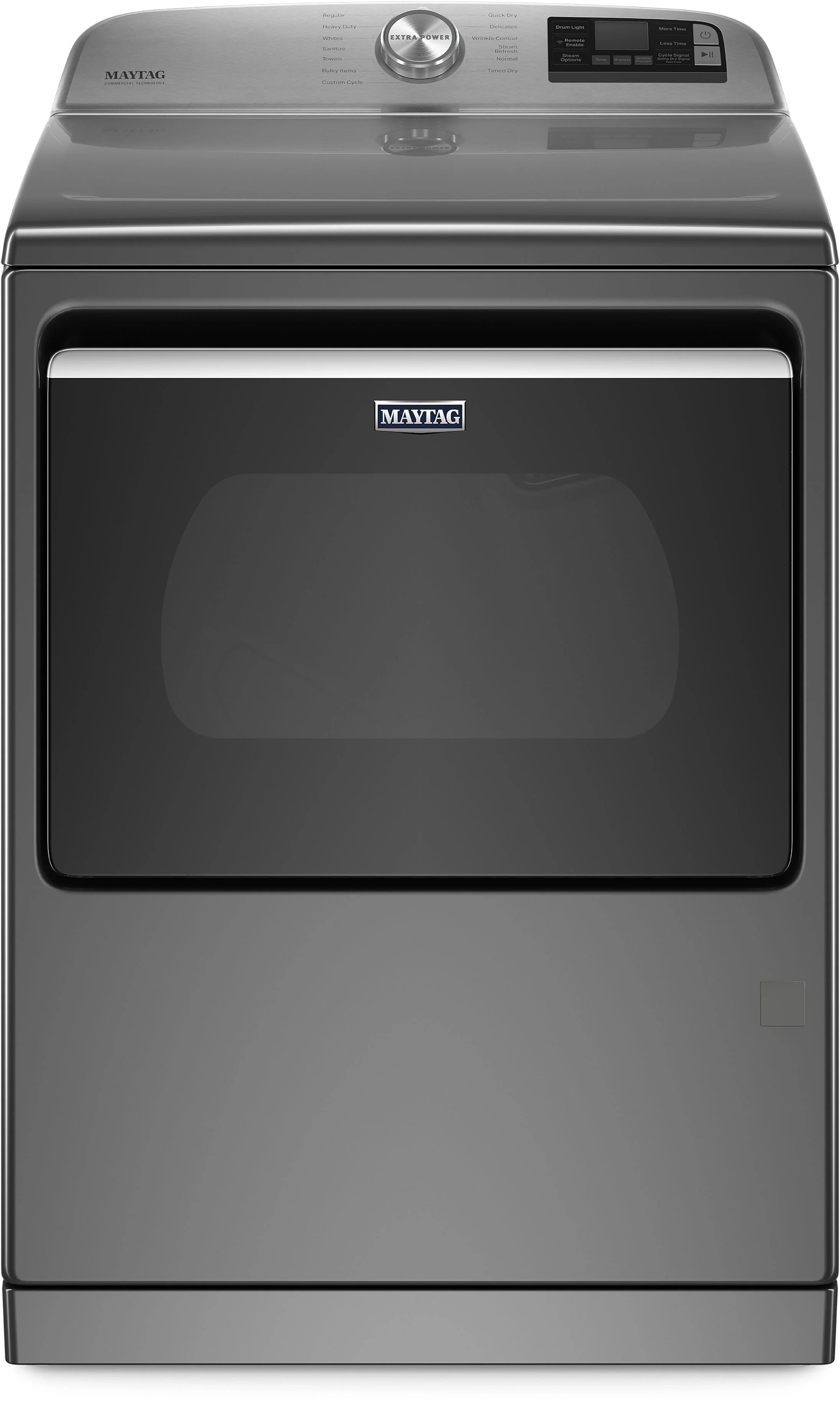 Maytag 7.4 cu.ft. Mettalic Slate Front Load Gas Dyer with Sanitize - Energy Star
