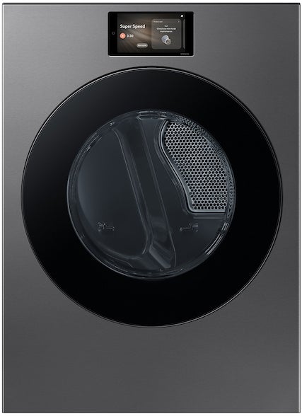 Samsung DV90F53AES 27 Inch Front Load Ultra Capacity Electric Dryer Dark Steel