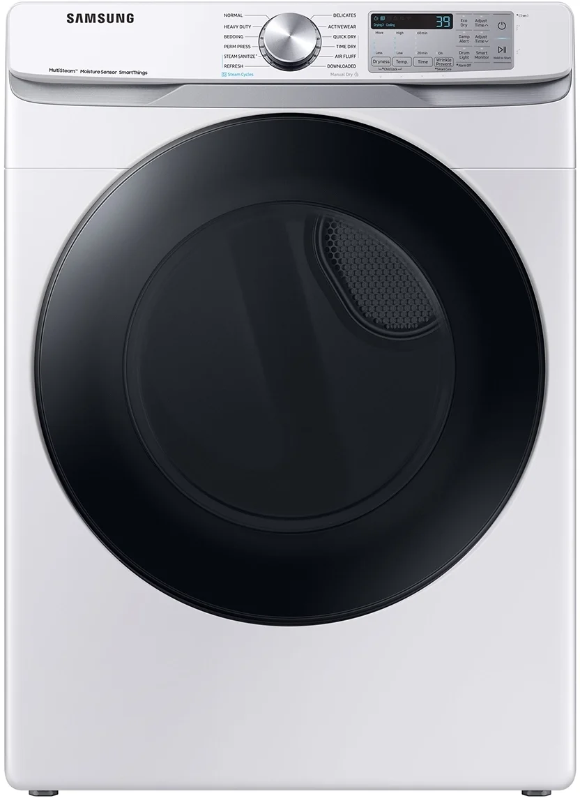 Samsung DVE45B6300W Electric Dryer with 7.5 cu. ft. Capacity