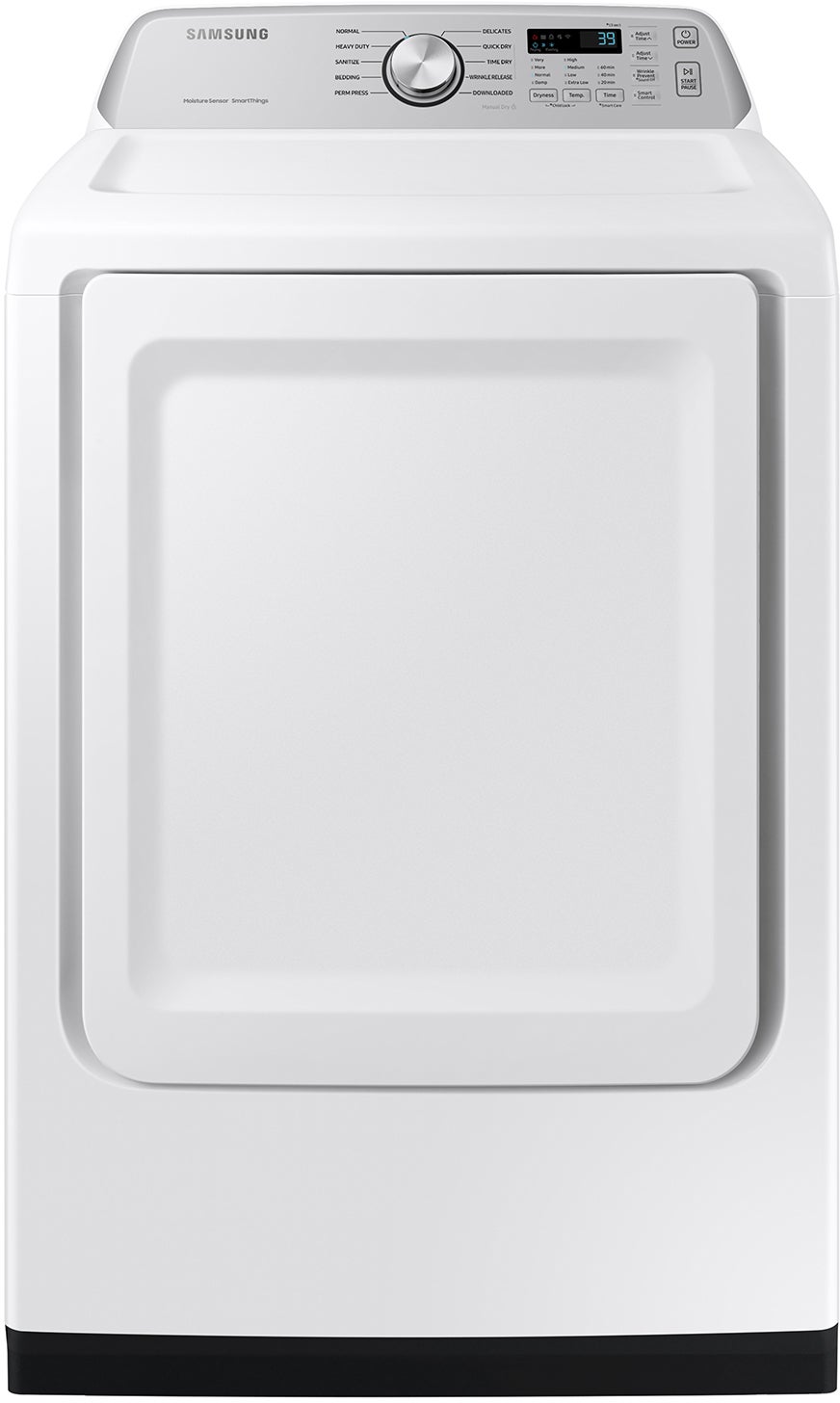 Samsung DVE47CG3500W 27 Inch Electric Dryer with 7.4 cu. ft. Capacity