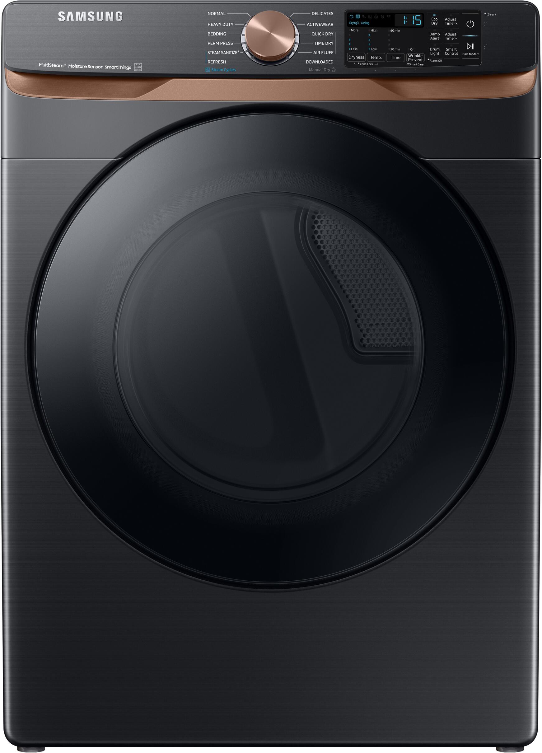 Samsung DVE50BG8300V  27 Inch Electric Dryer with 7.5 cu. ft. Capacity
