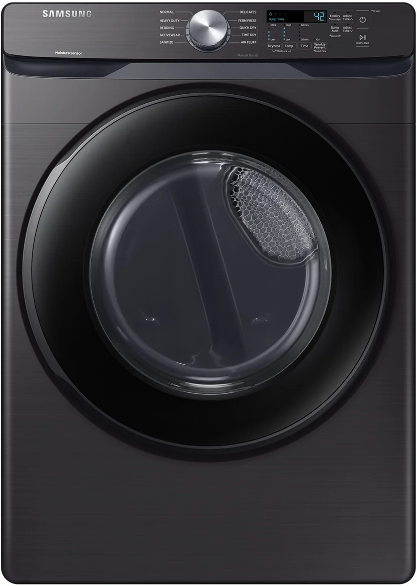 Samsung 27 Inch Gas Dryer with 7.5 cu. ft. Capacity in Black Stainless Steel