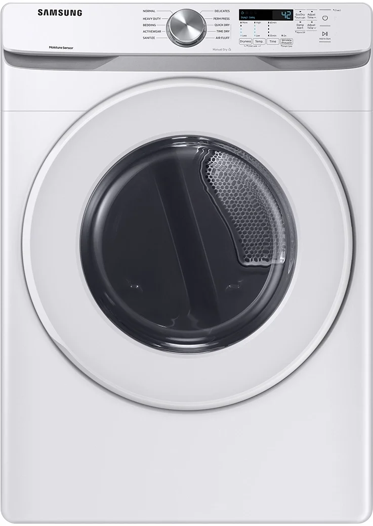 Samsung DVG45T6000W 27 Inch Gas Dryer with 7.5 cu. ft. Capacity
