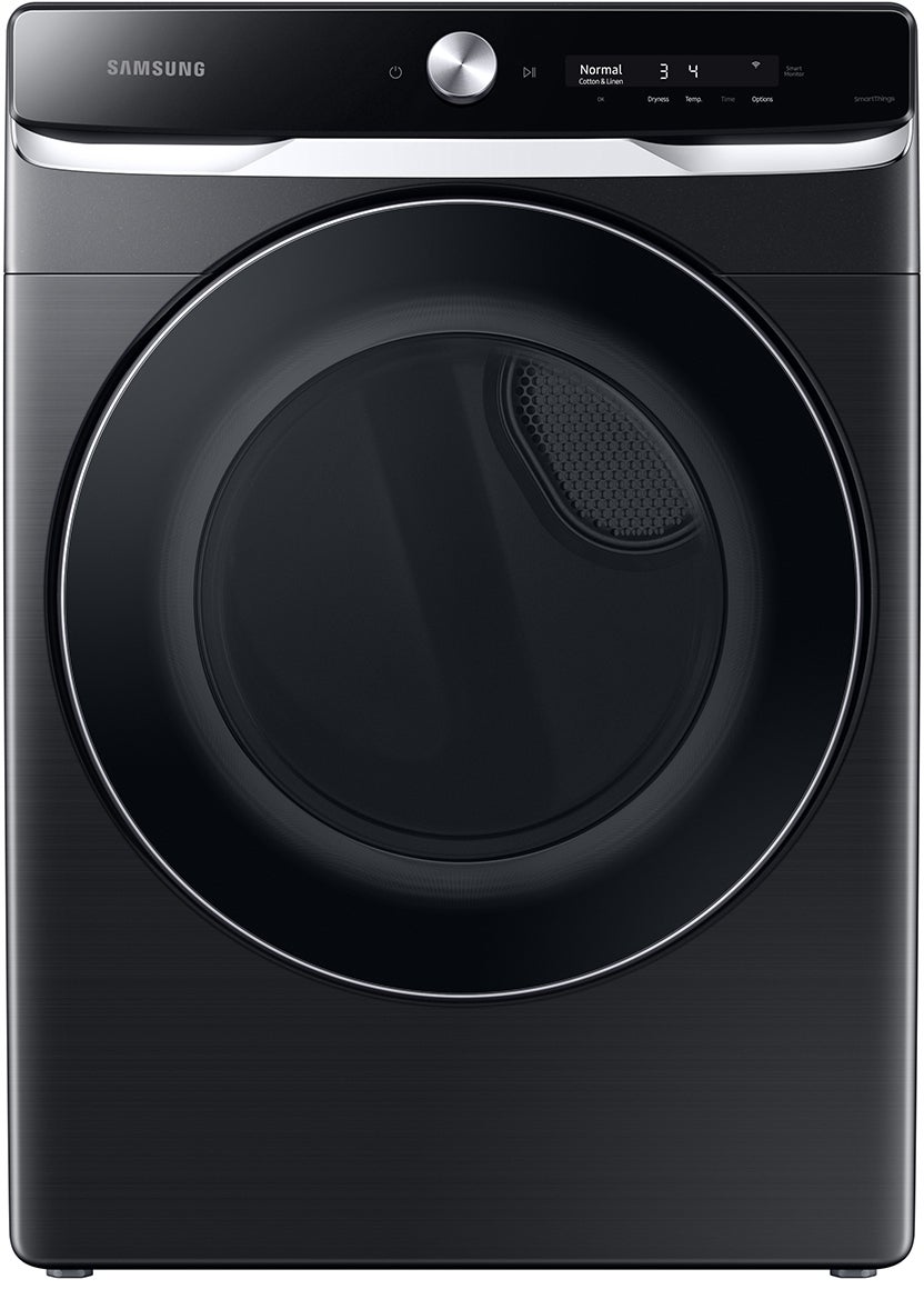 Samsung 7.5 cu. ft. Smart Gas Dryer with Sensor Dry in Brushed Black
