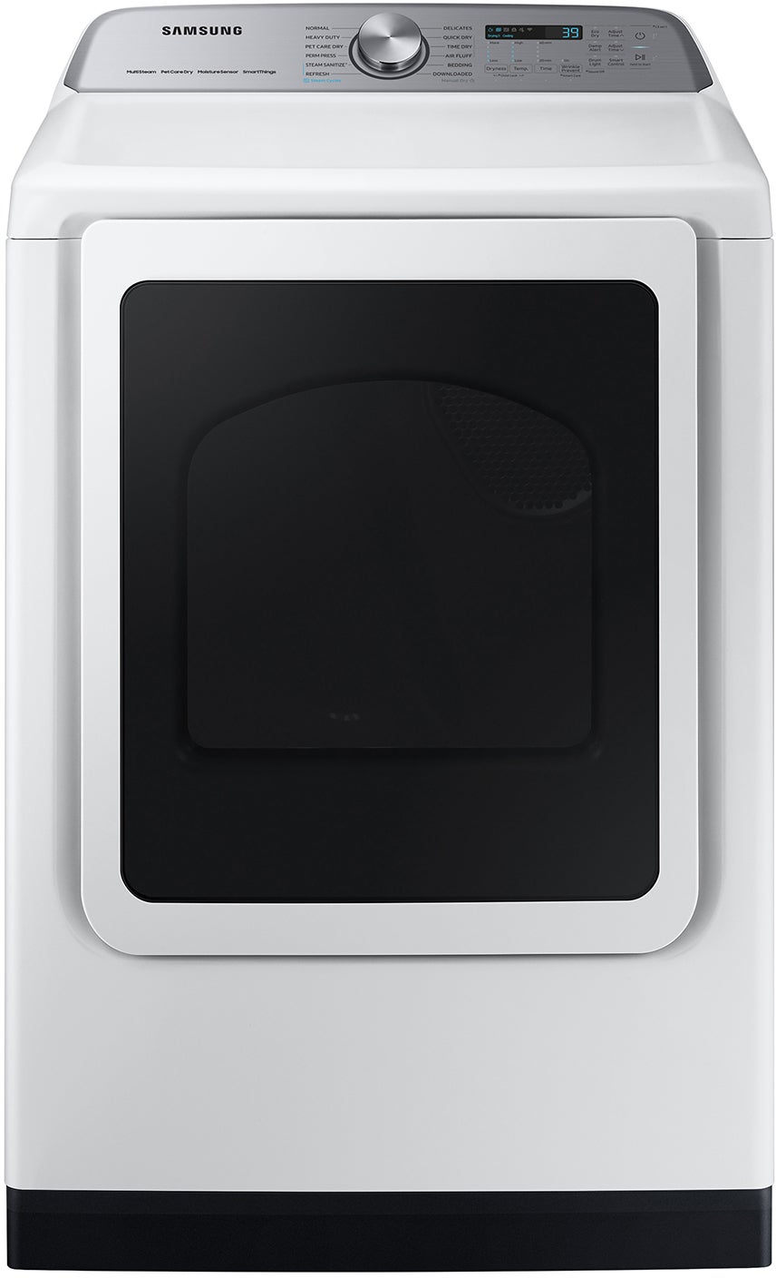Samsung DVG55CG7100W 27 Inch Gas Dryer with 7.4 cu. ft. Capacity