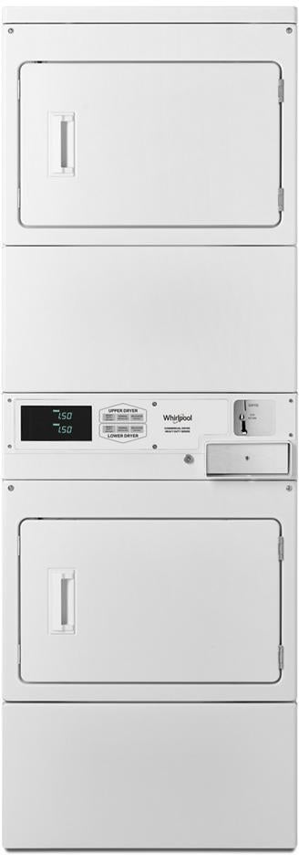 Whirlpool CESP2958JQ 27 Inch Commercial Single-Load Electric Dryer: White