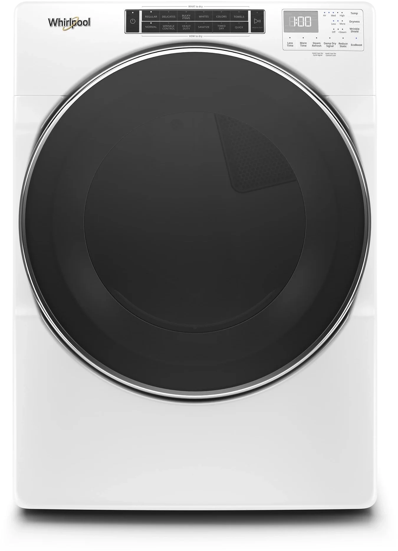 Whirlpool 7.4 cu.ft. White Front Load Electric Dryer with Sanitize - Energy Star