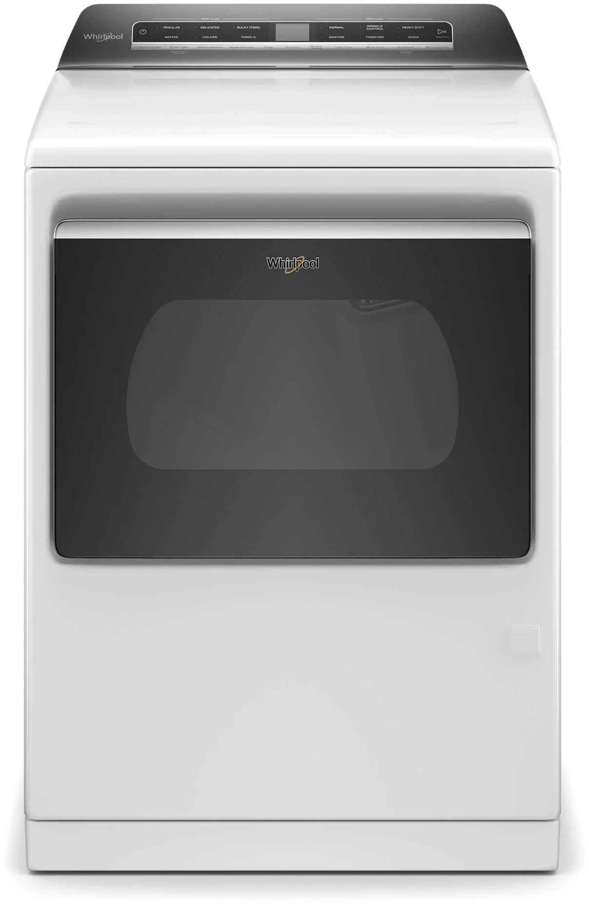 Whirlpool 7.4 cu.ft. White Gas Front Load Dyer with Sanitize - Energy Star