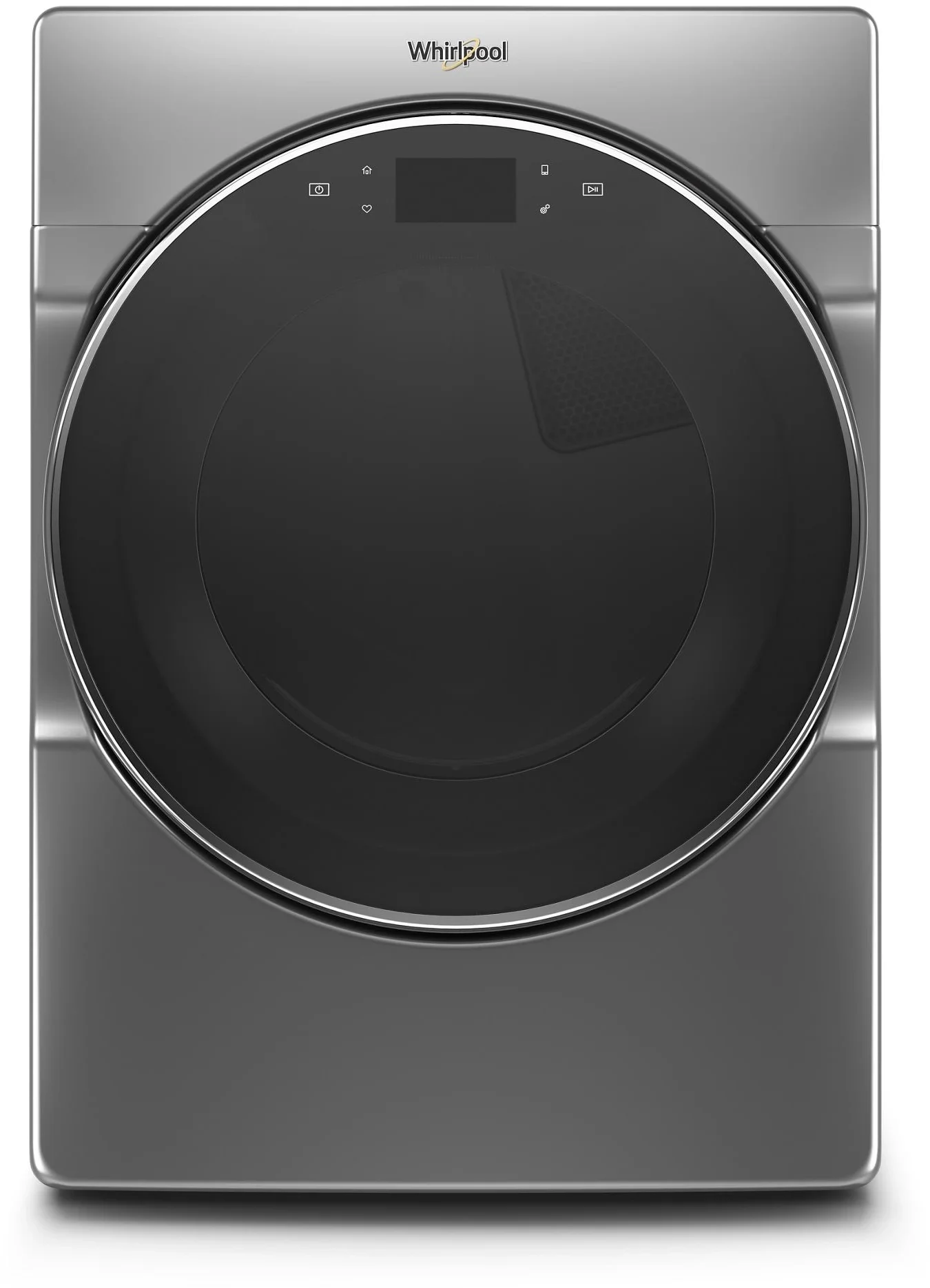 Whirlpool 7.4 cu.ft. Chrome Shadow Front Load Gas Dryer with Sanitize & Remote - Energy Star