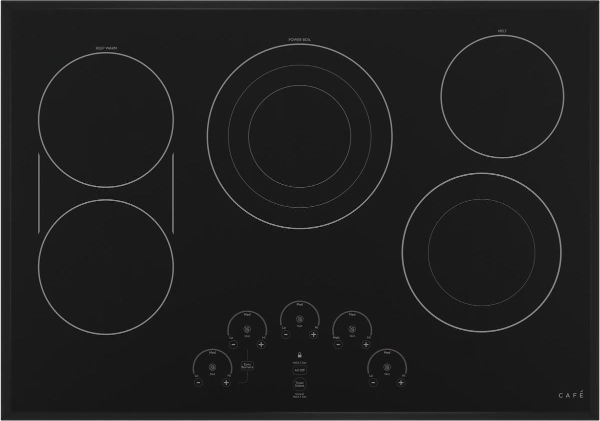 Cafe CEP90301NBB 30 Inch Electric Smoothtop Cooktop