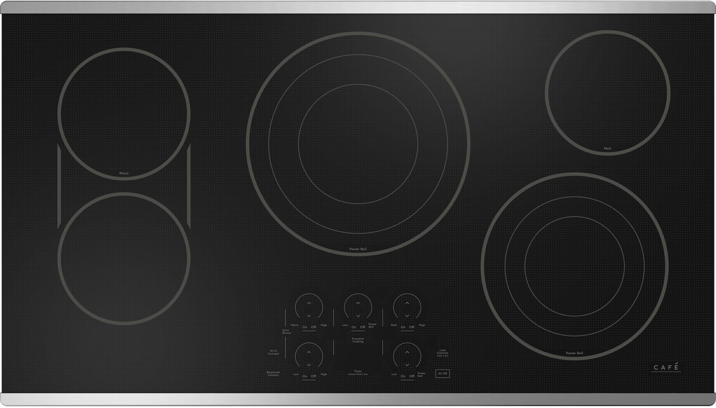 Cafe CEP90362TSS 36 Inch Electric Smoothtop Cooktop