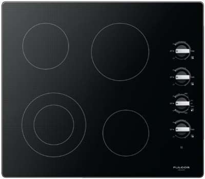Fulgor Milano F3RK24S2 24 Inch Radiant Cooktop Black Glass