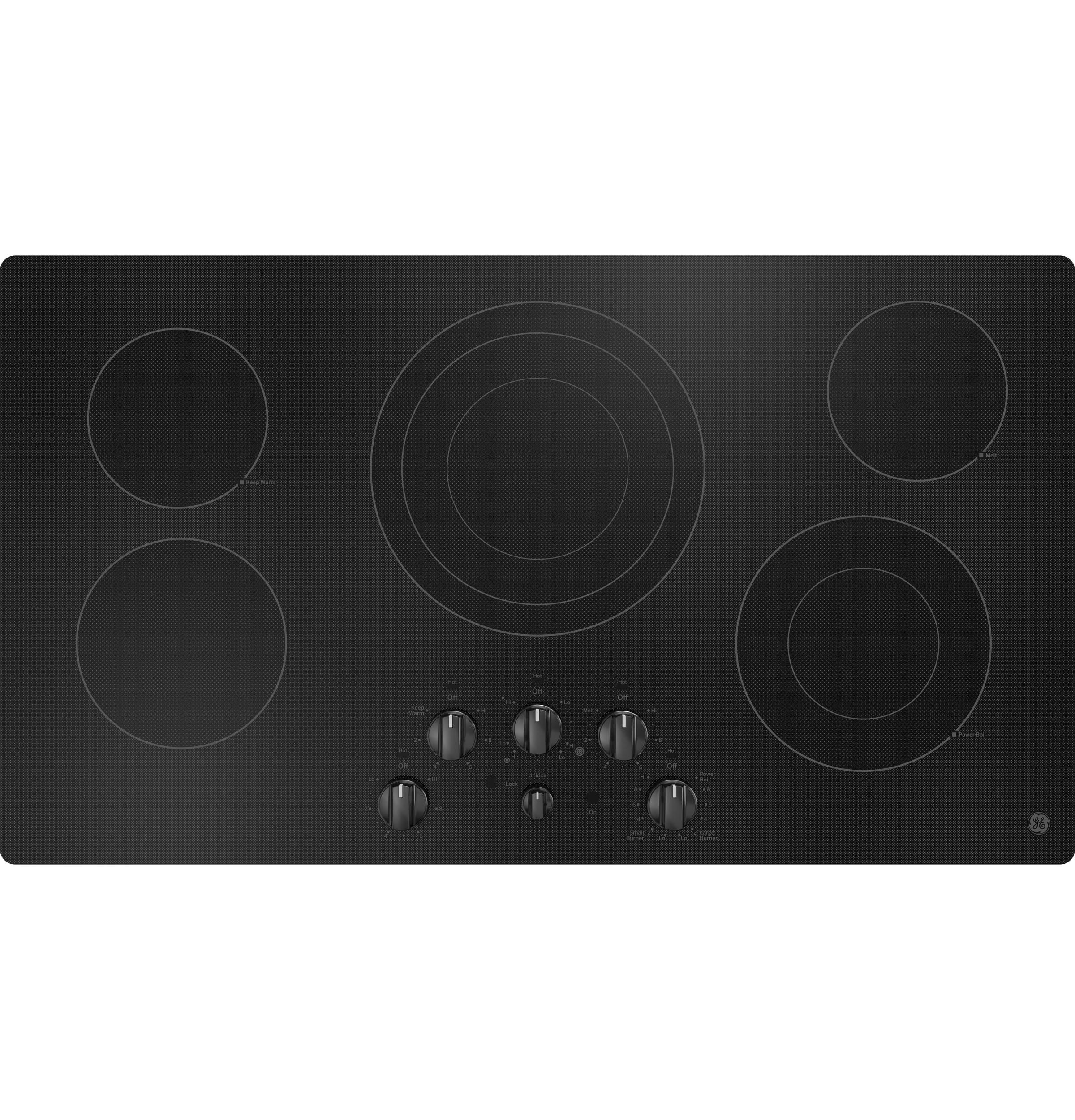 GE JEP5036DTBB 36 Inch Electric Smoothtop Cooktop