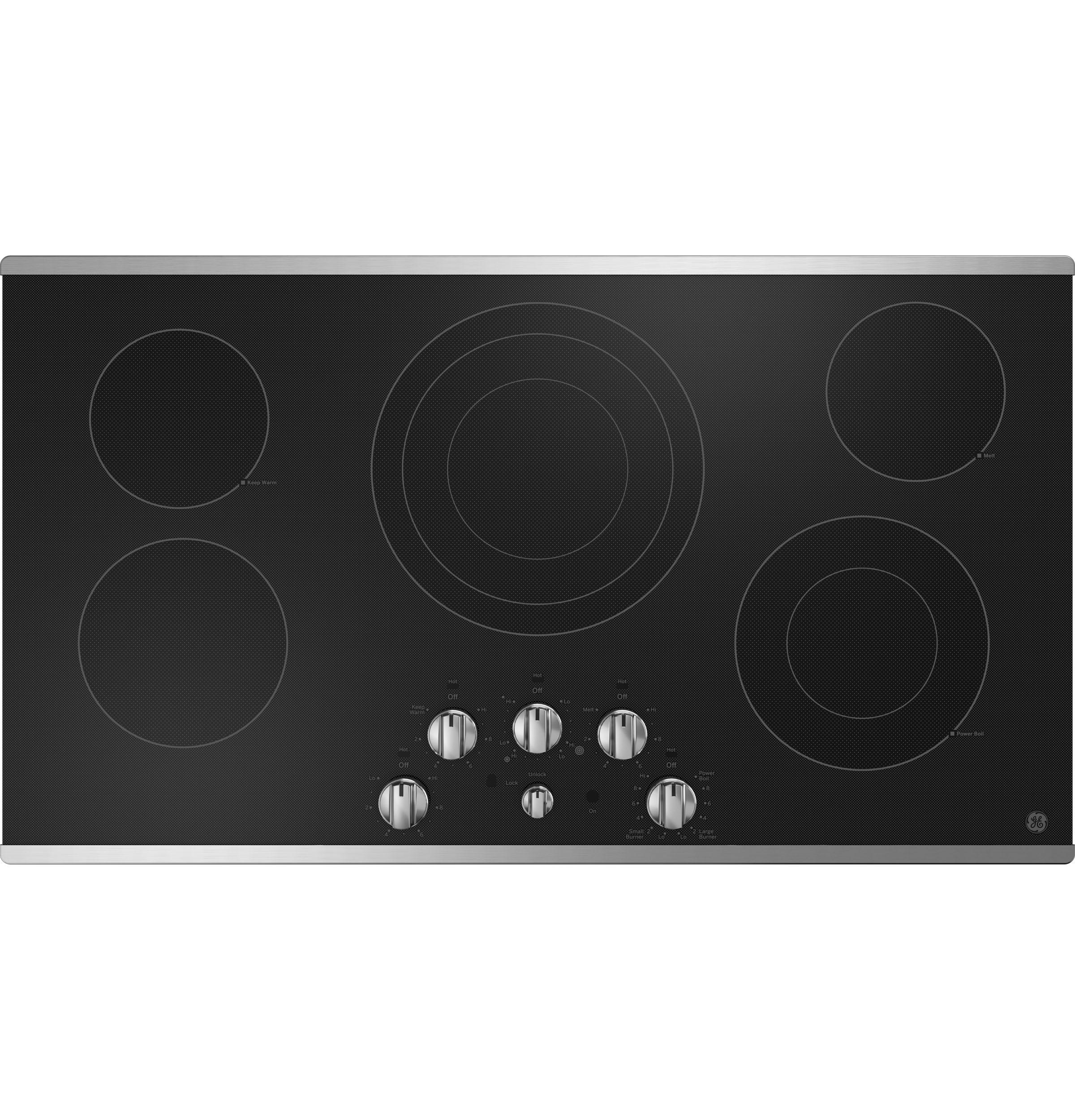 GE JEP5036STSS 36 Inch Electric Smoothtop Cooktop