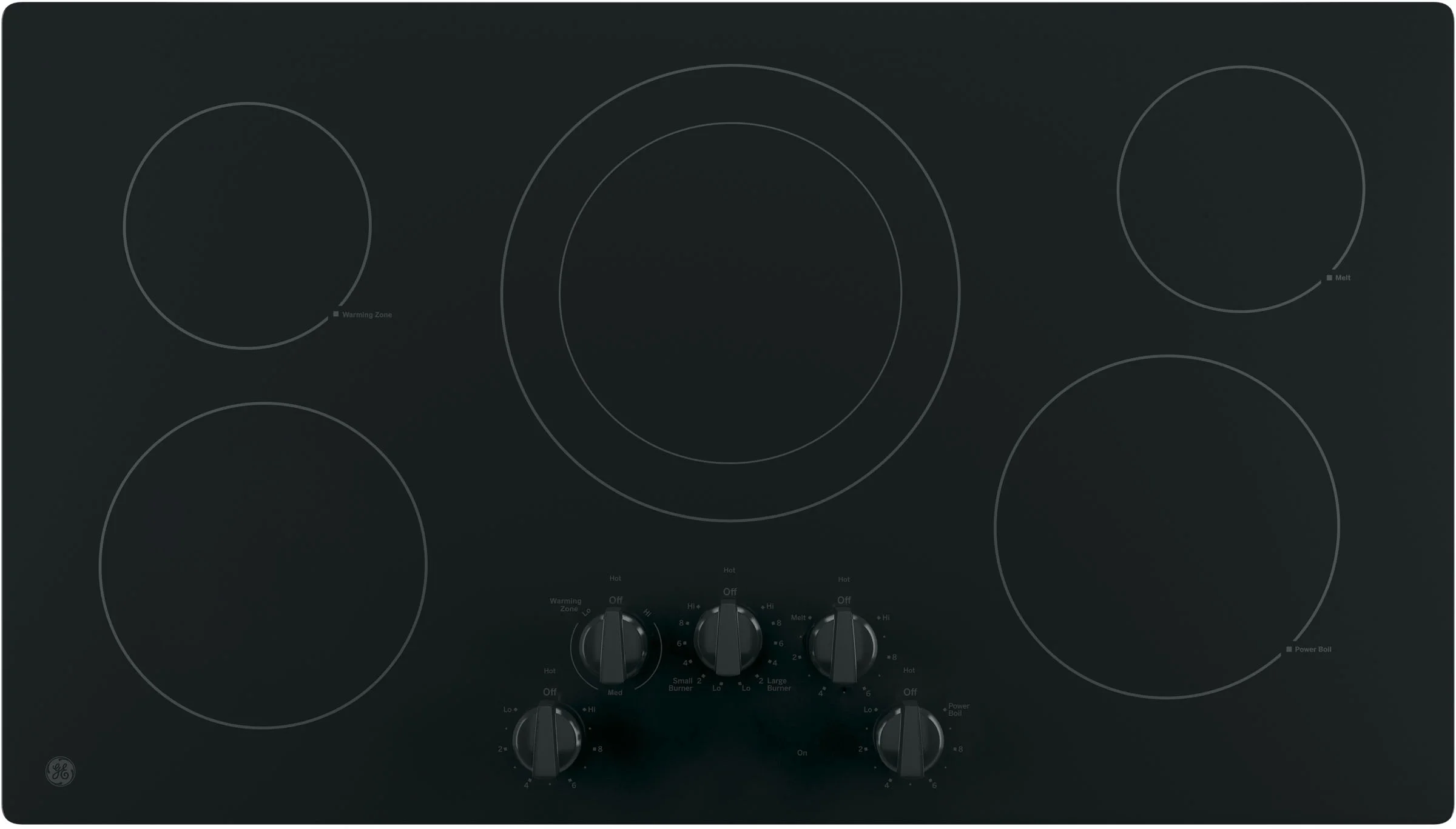 GE JP3036DLBB 36 Inch Electric Smoothtop Cooktop
