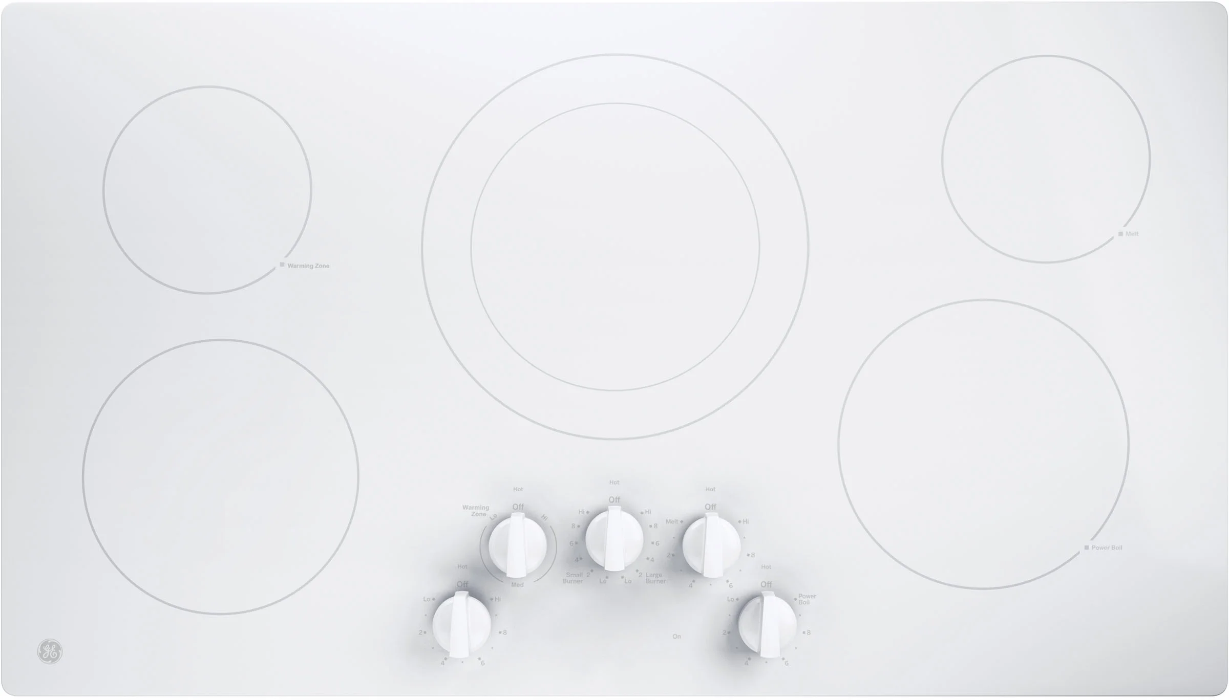 GE JP3036TLWW 36 Inch Electric Smoothtop Cooktop