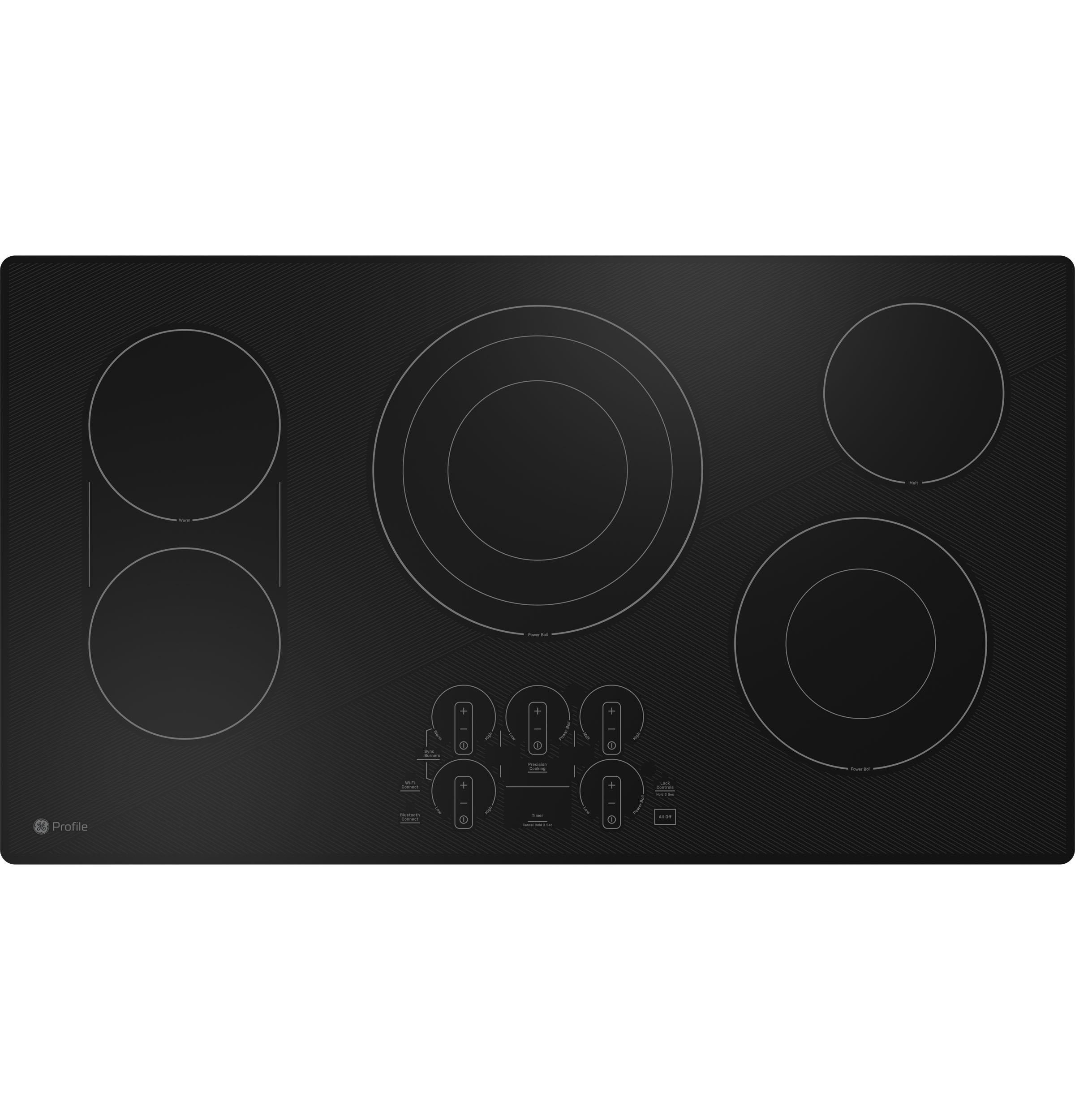 GE Profile PEP7036DTBB 36 Inch Electric Smoothtop Cooktop