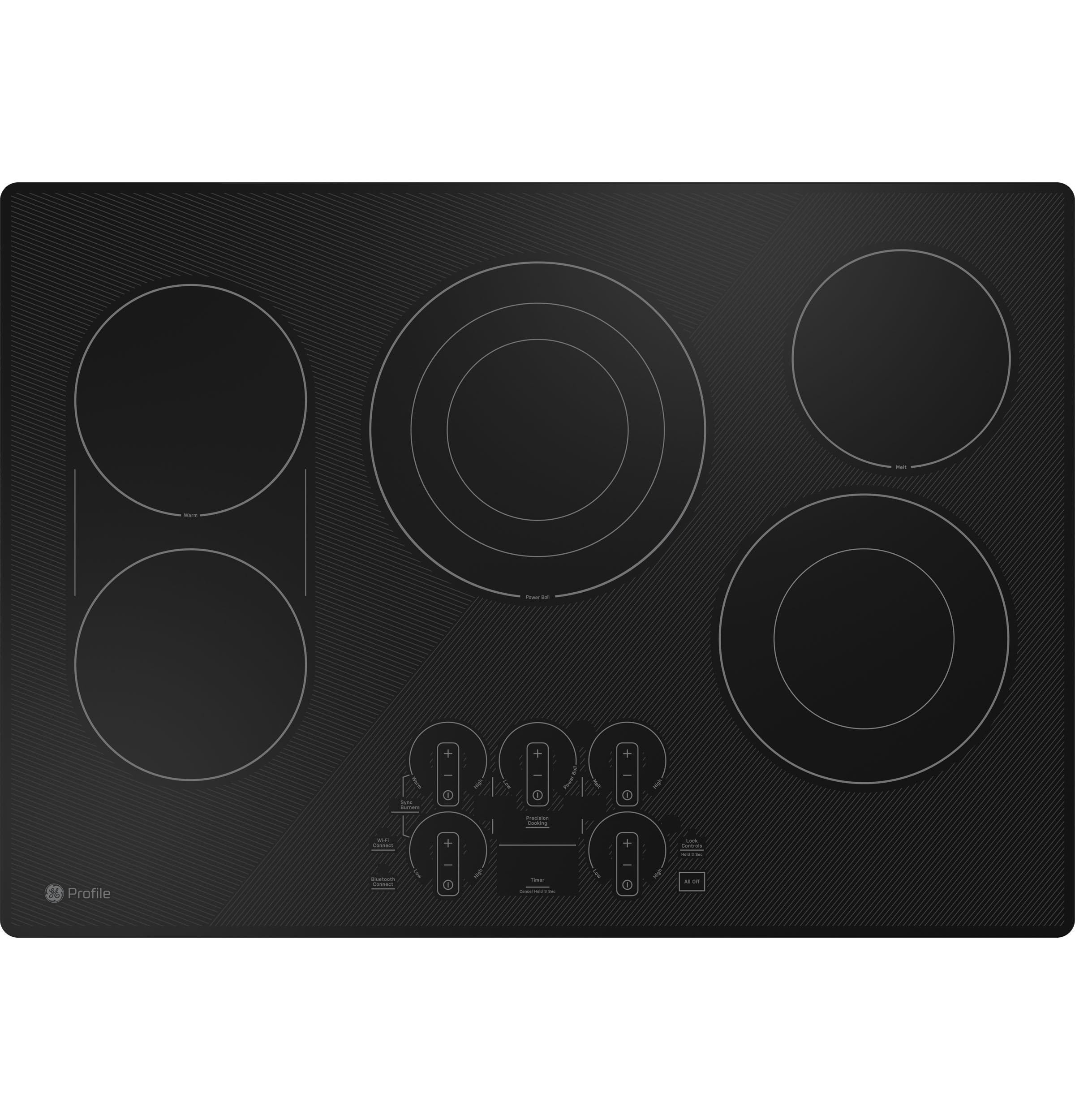 GE Profile PEP9030DTBB 30 Inch Electric Smoothtop Cooktop