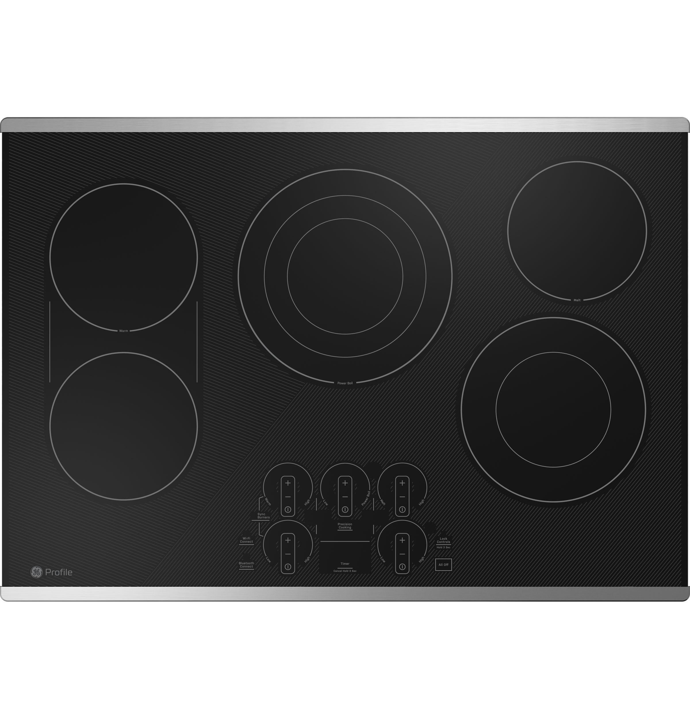 GE Profile PEP9030STSS 30 Inch Electric Smoothtop Cooktop