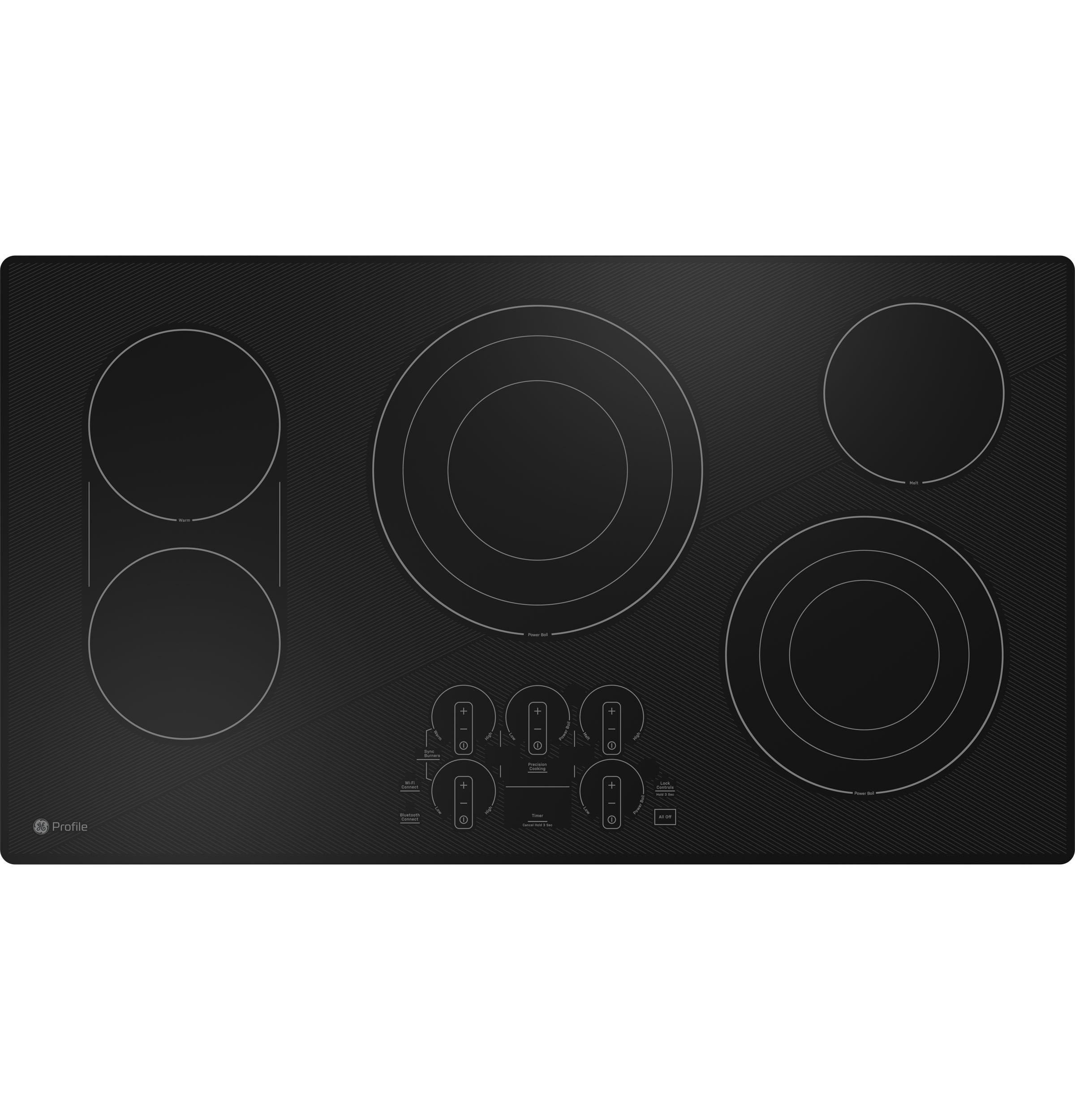 GE Profile PEP9036DTBB 36 Inch Electric Smoothtop Cooktop