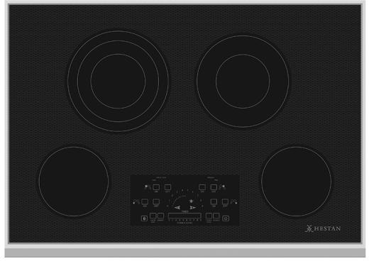Hestan KEC30BK 30 Inch Electric Smoothtop Cooktop