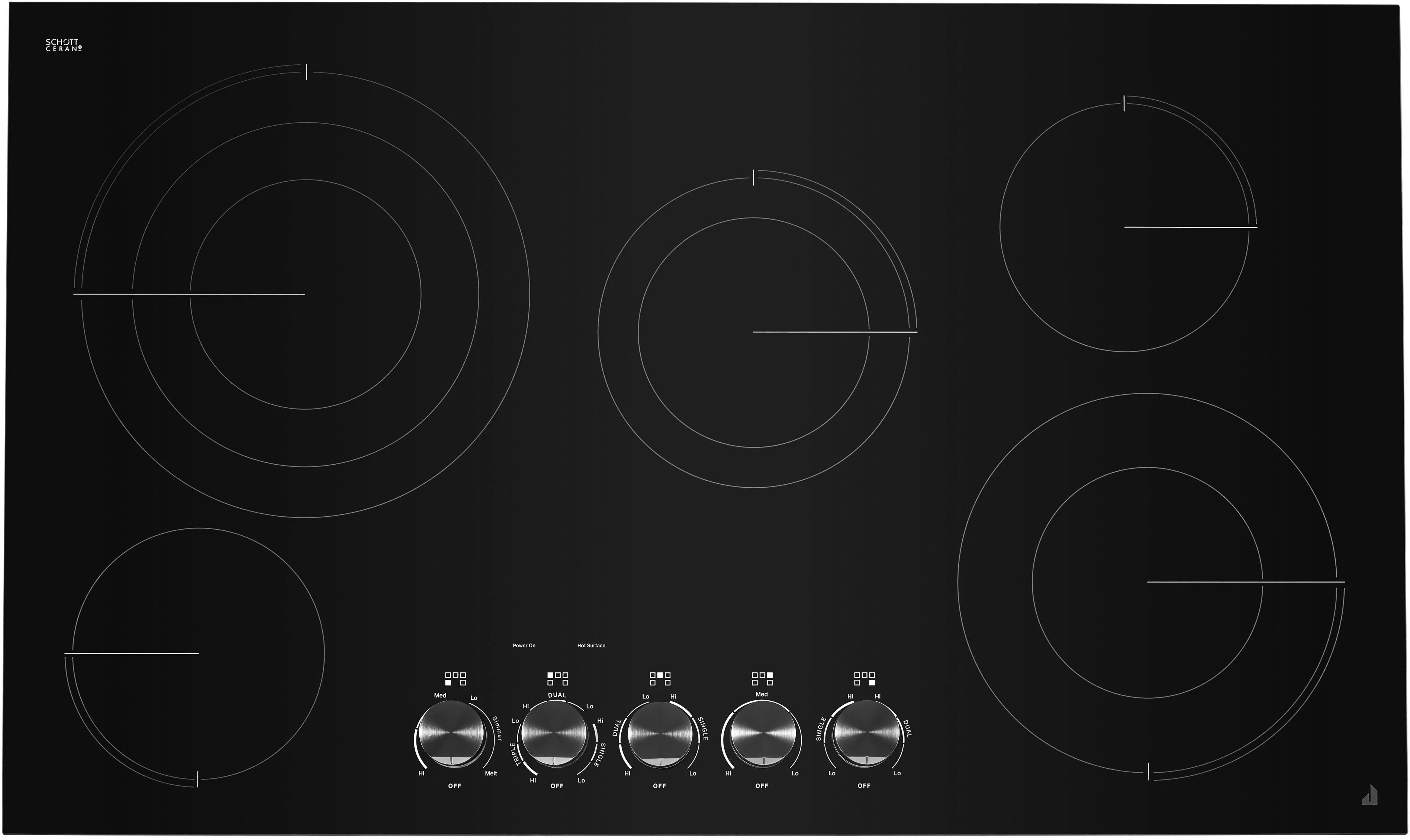 Jenn Air JEC3536HB 36 Inch Electric Cooktop Black