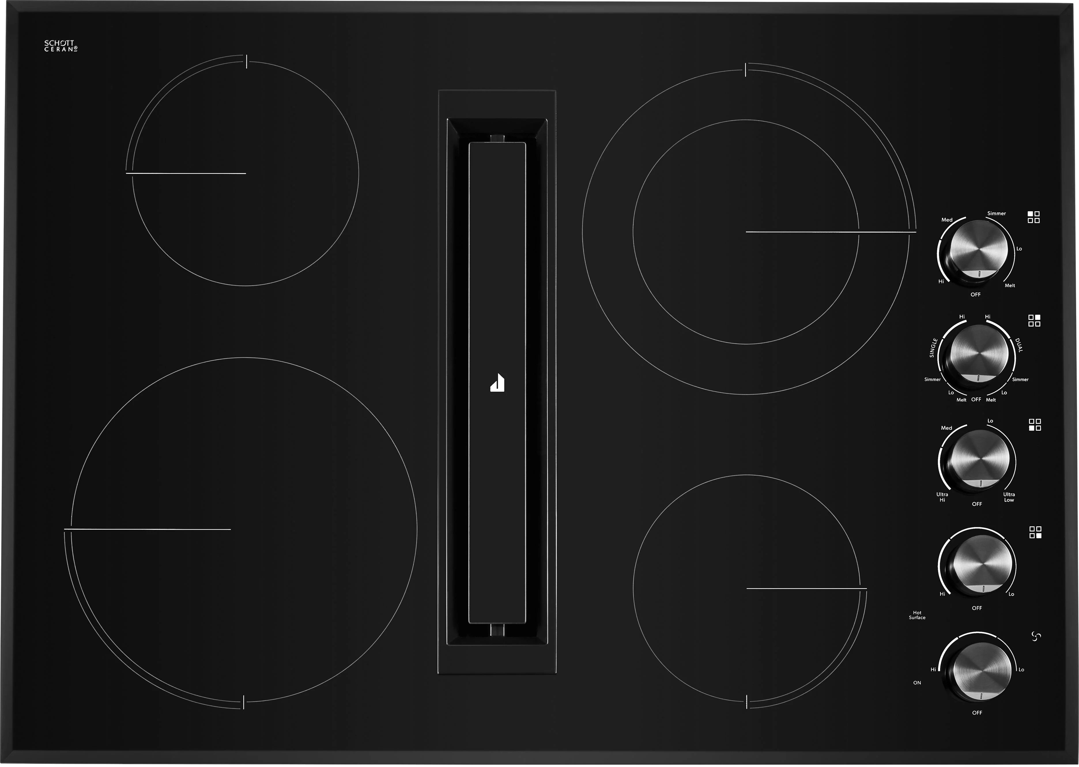 Jenn Air Jenn-Air JED3430GB 30 Inch Electric Smoothtop Cooktop