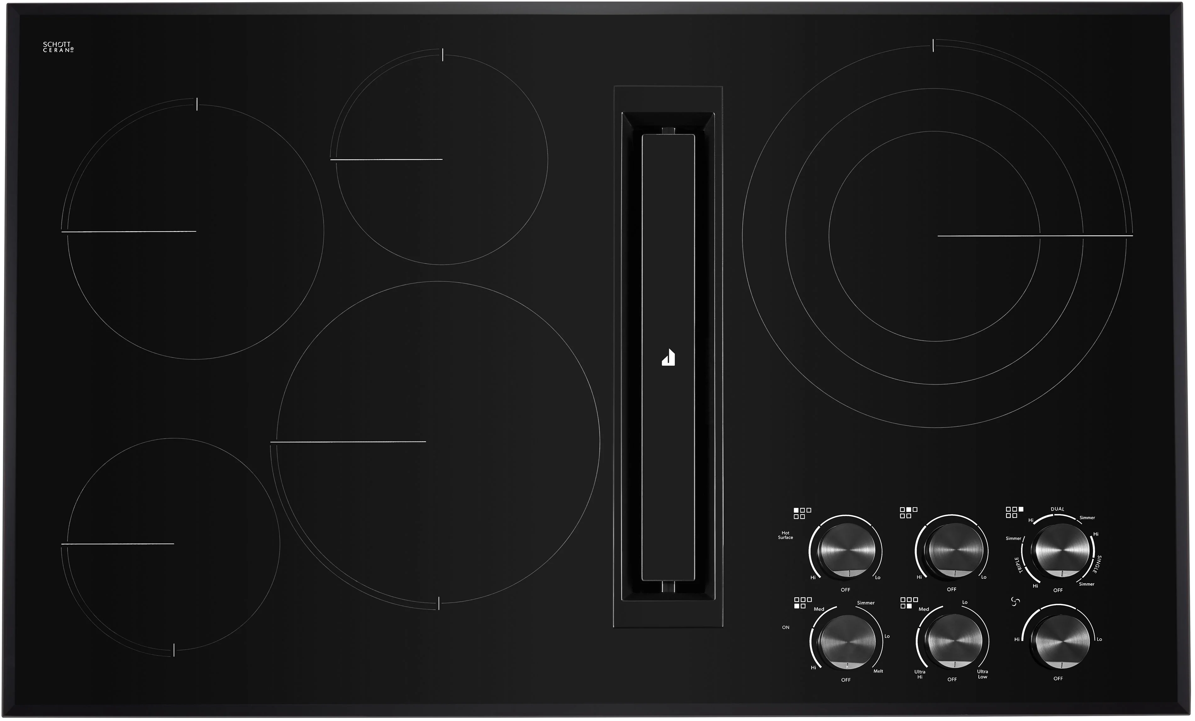 Jenn Air Jenn-Air JED3536GB 36 Inch Electric Smoothtop Cooktop