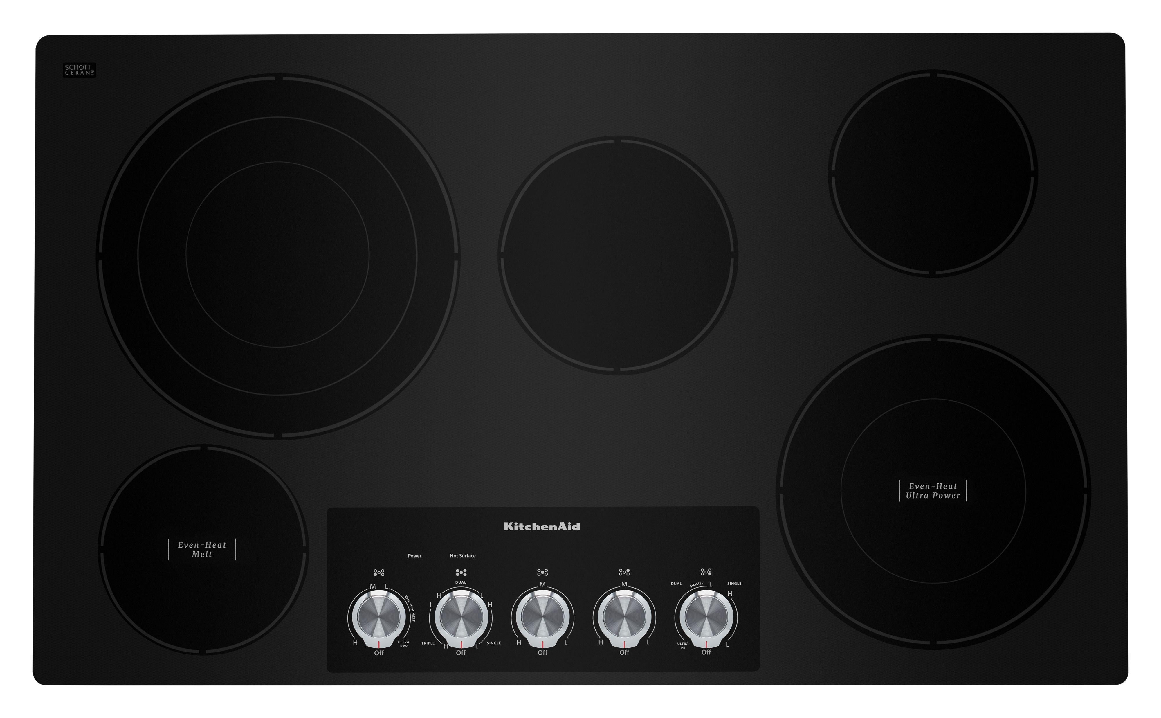 Kitchen Aid KitchenAid 36" Black Ceramic Glass Electric Smoothtop Cooktop