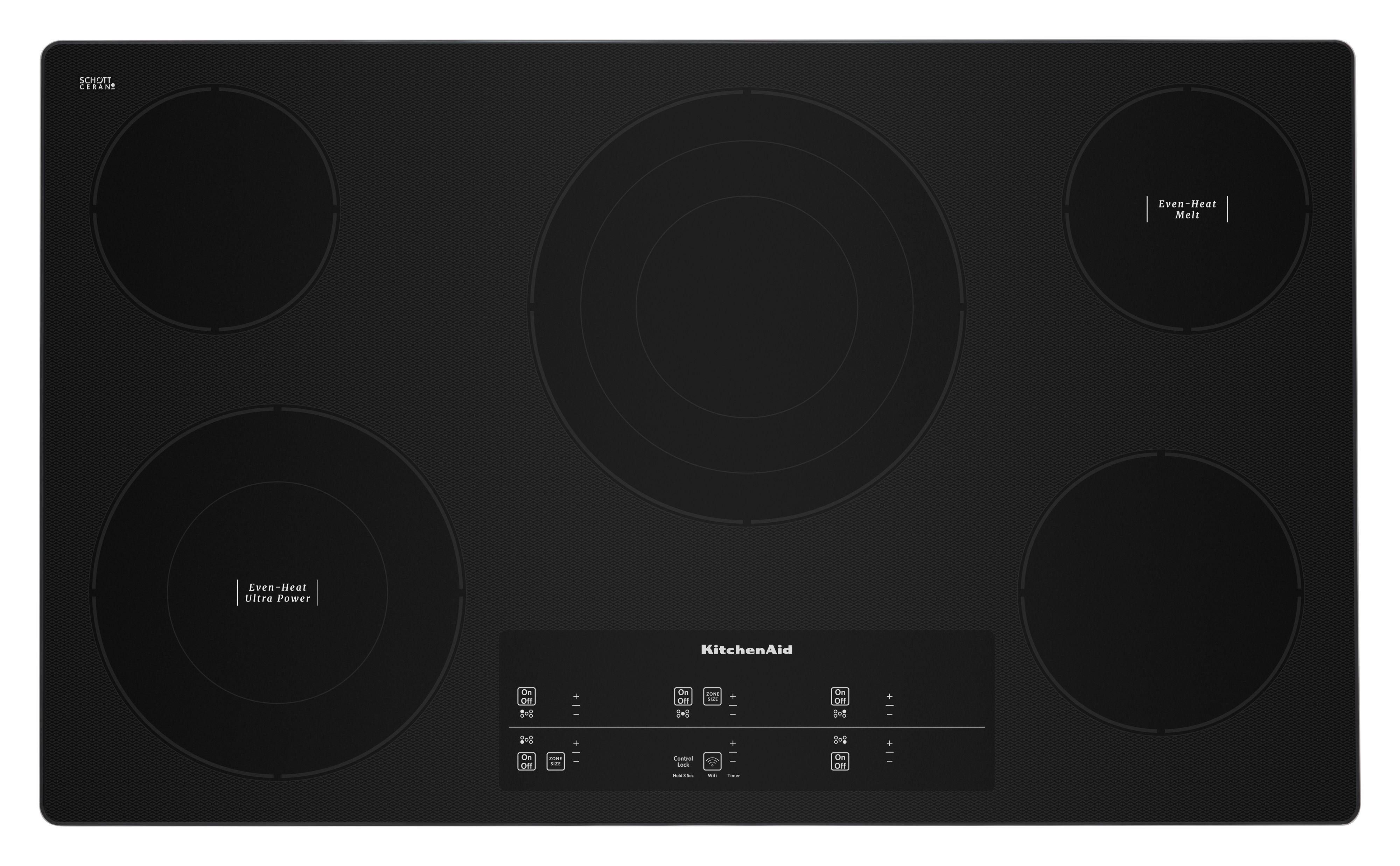 Kitchen Aid KCES956KSS 36 Inch Electric Smoothtop Cooktop