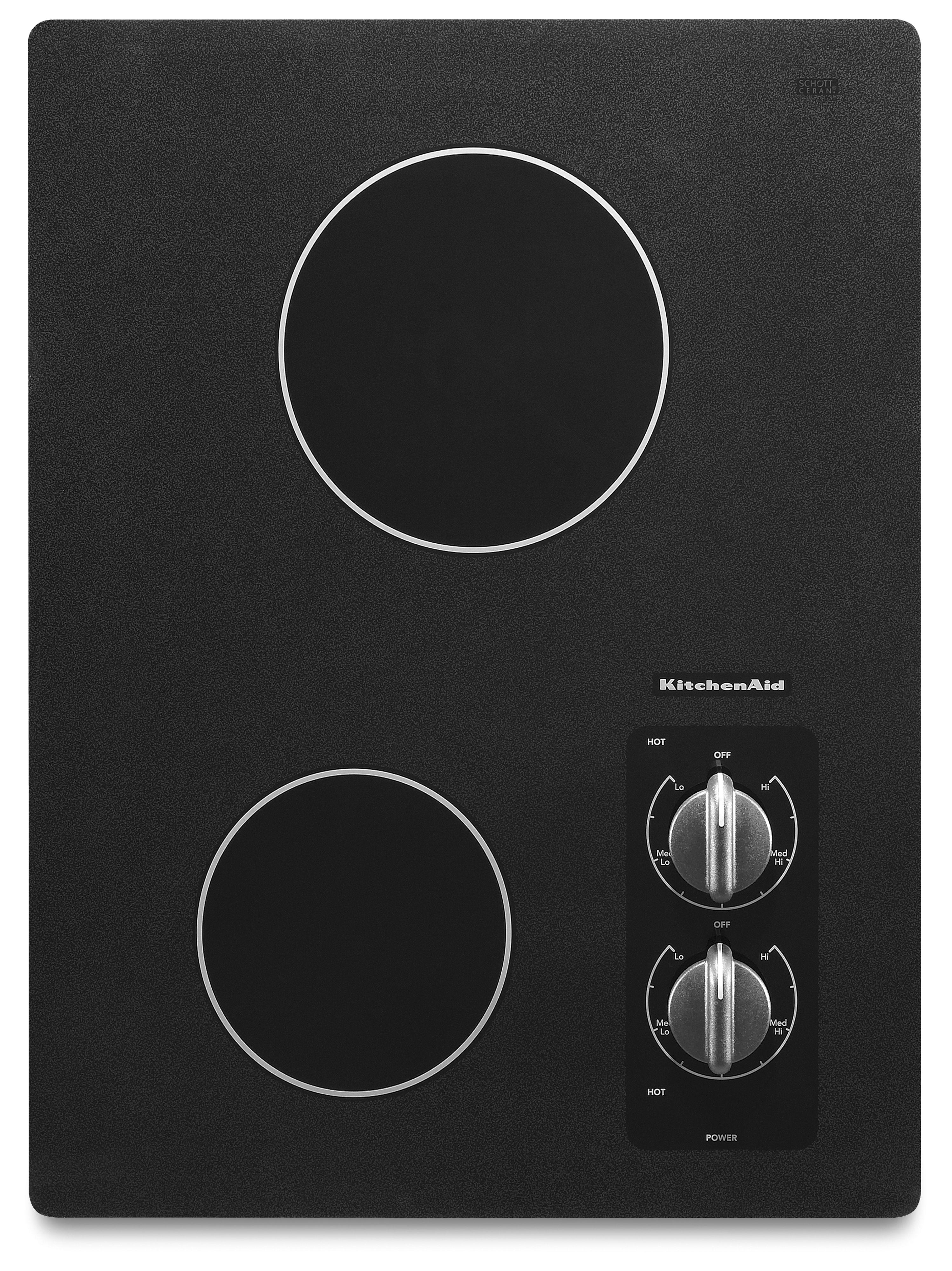 Kitchen Aid KitchenAid 15" Black Smoothtop Electric Cooktop