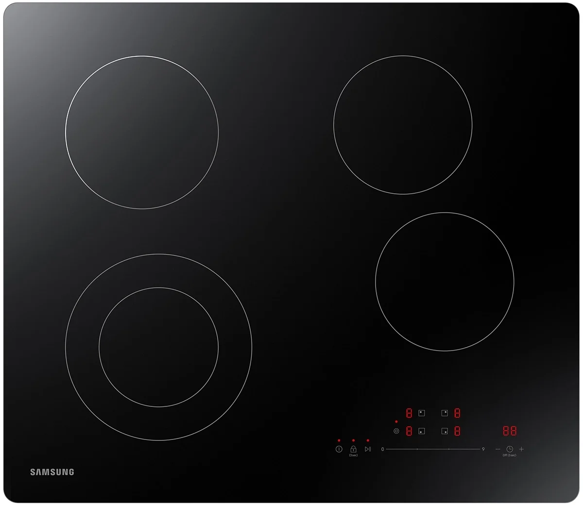 Samsung NZ24T4360RK 24 Inch Smoothtop Cooktop