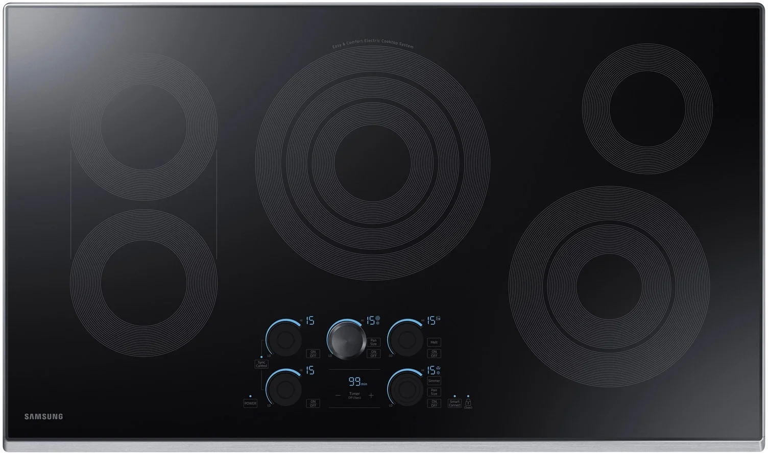Samsung NZ36K7570RS 36 Inch Electric Smoothtop Cooktop