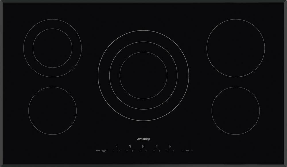 Smeg SEU365ETB 36 Inch Electric Smoothtop Cooktop