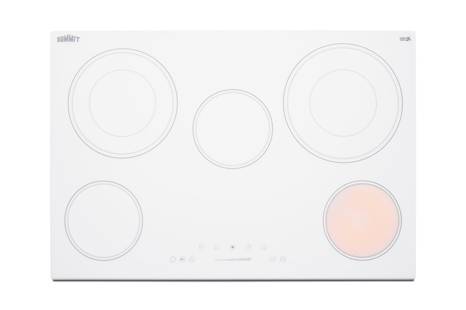 Summit CR5B30T8W  30 Inch Electric Smoothtop Cooktop