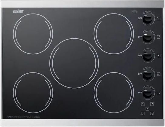 Summit CRS5B13B 27 Inch Electric Smoothtop Cooktop