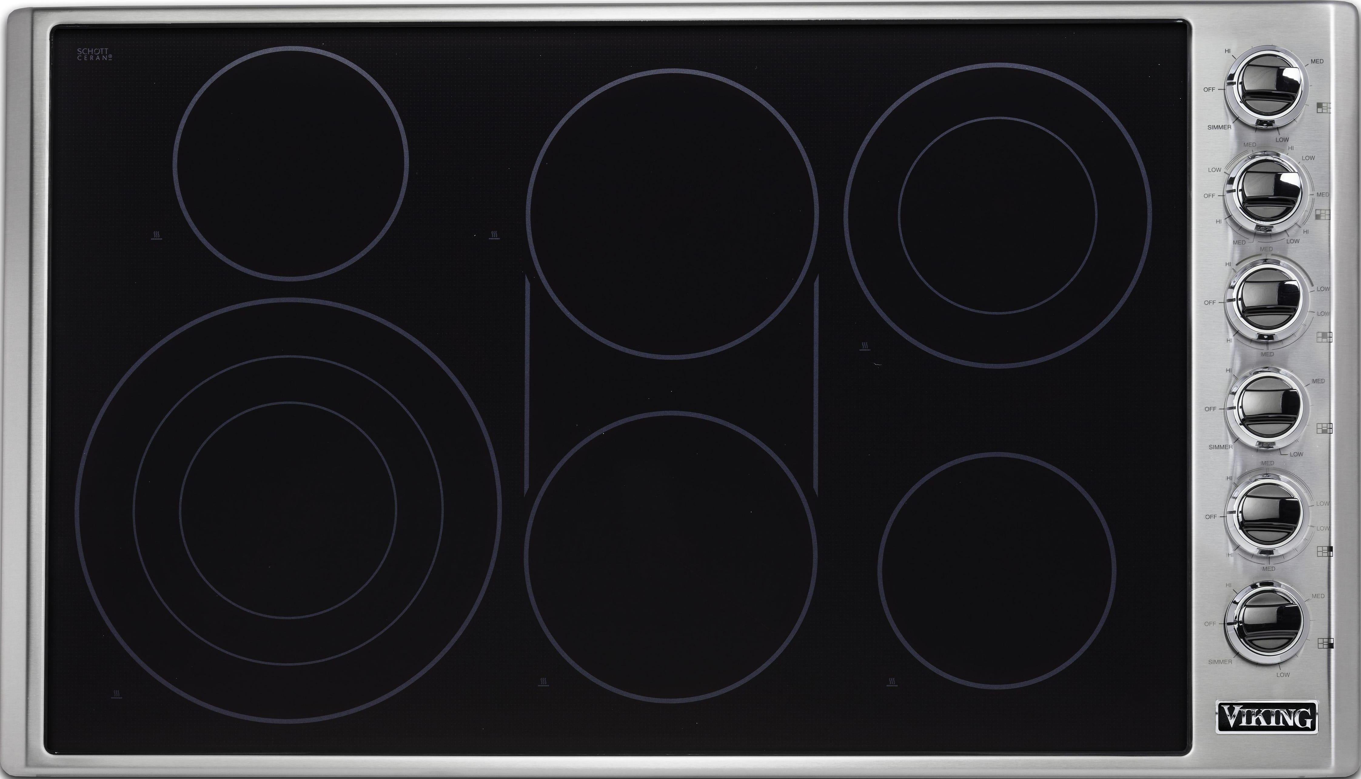 Viking VECU53616BSB 5 Series 36 Inch Electric Smoothtop Cooktop