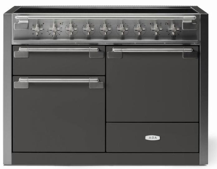AGA AEL481DFSLT Elise Series 48 Inch Slate Dual Fuel Freestanding Range