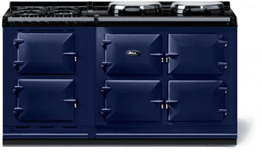 AGA AER7563GDBL Classic Cast Iron Series 63 Inch Dual Fuel Freestanding Range